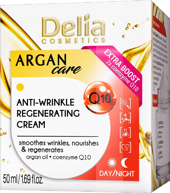 DELIA ANTI-WRINKLE HYALURONIC CREAM Q10 50ML