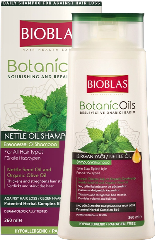 BIOBLAS NETTLE OIL SHAMPOO 360ML