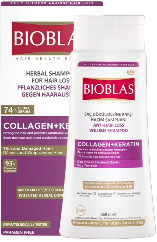 BIOBLAS PROCYAN COLLAGEN+ KERATIN 360ML